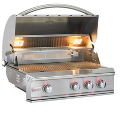 Blaze Professional LUX 34-Inch 3 Burner Built-In Gas Grill With Rear Infrared Burner-BLZ-3PRO-NG/LP