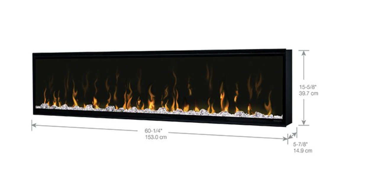 Dimplex IgniteXL® 60" Built-in Linear Electric Fireplace
